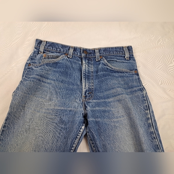 Vintage '87s Levi's 509 Orange Tab Jeans W32 L30 - Picture 10 of 16